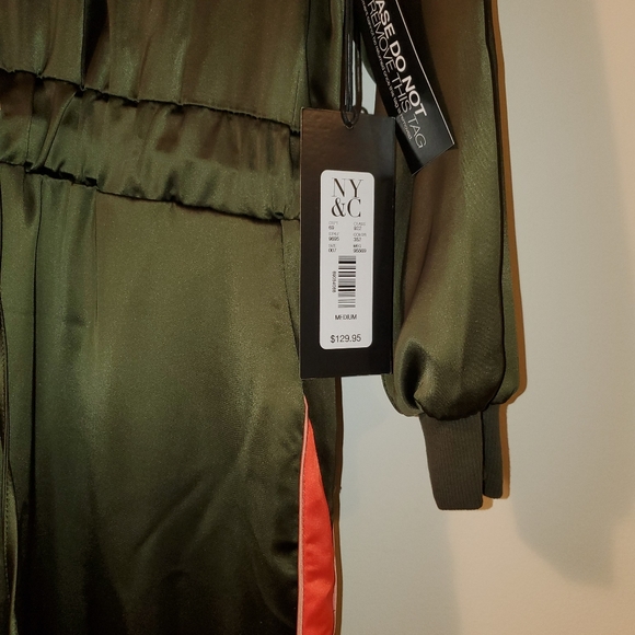 Gabrielle Union Piped Half Zip Jumpsuit - Picture 3 of 4